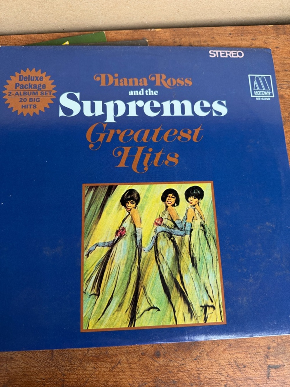 Bundle of Records Diana Ross and The Supremes Greatest Hits - Blue Album Cover